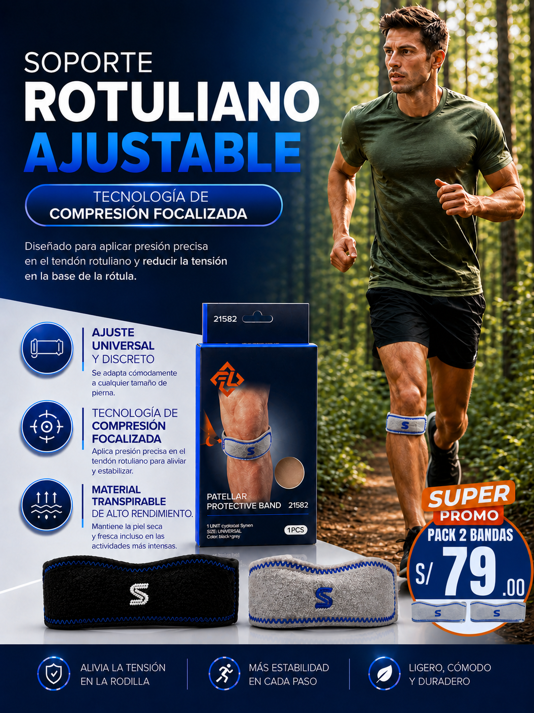 SOPORTE ROTULIANO AJUSTABLE